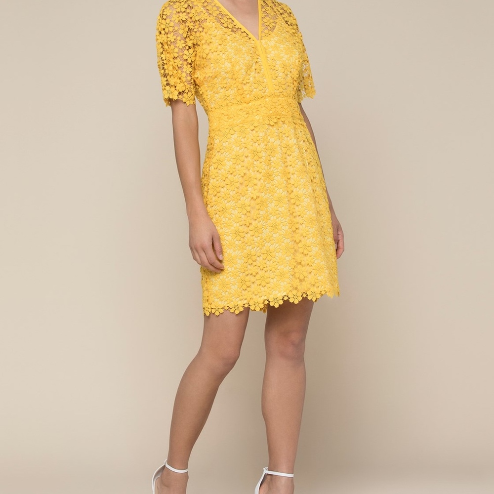 NWT Juicy Couture Sunlit Lydia Guipure Lace Dress